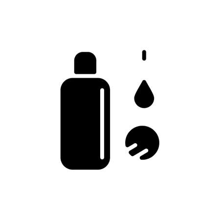 MAKEUP REMOVER icon in vector. Logotypeのイラスト素材