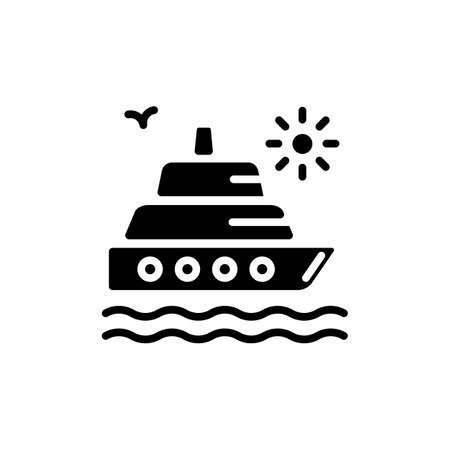 CRUISE icon in vector. Logotypeのイラスト素材