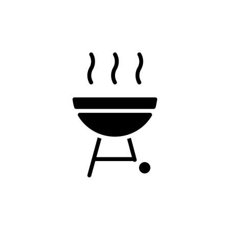GRILL icon in vector. Logotypeのイラスト素材