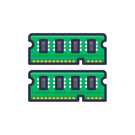 ram icon in vector. Logotype;のイラスト素材
