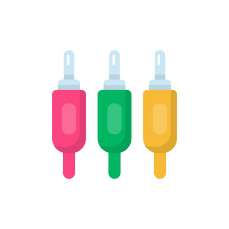 AV Cable icon in vector. Logotype;のイラスト素材