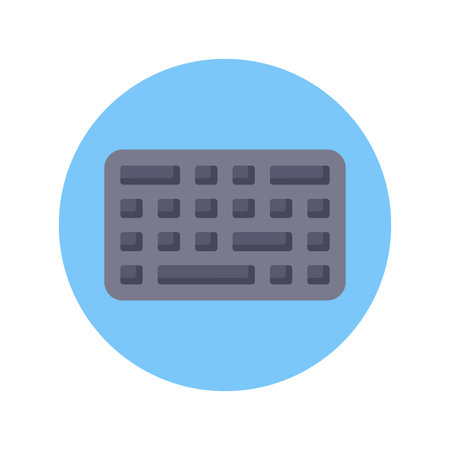 Keyboard icon in vector. Logotype;