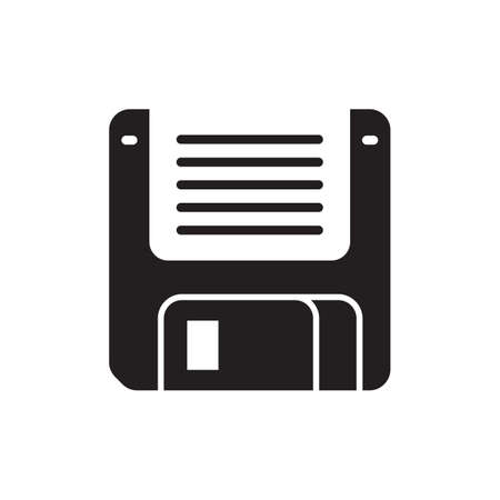 Floppy Disk icon in vector. Logotype;のイラスト素材