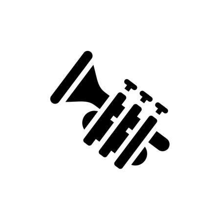 Bugle icon in vector. Logotypeのイラスト素材