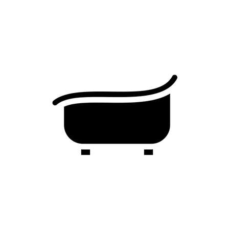Bathtub icon in vector. Logotypeのイラスト素材
