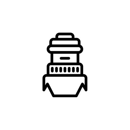 Camera Lens icon in vector. Logotypeのイラスト素材