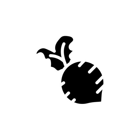 Turnip icon in vector. Logotype;のイラスト素材