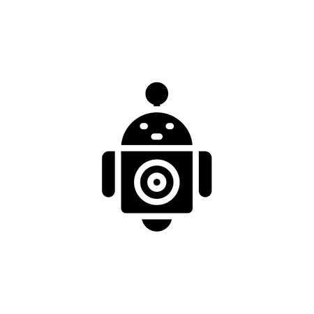 Robot icon in vector. Logotypeのイラスト素材