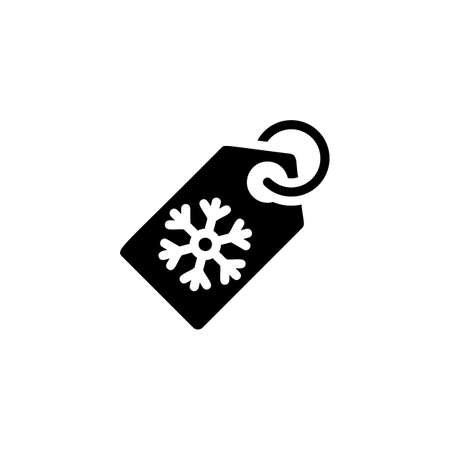 Christmas Tag icon in vector. Logotypeのイラスト素材