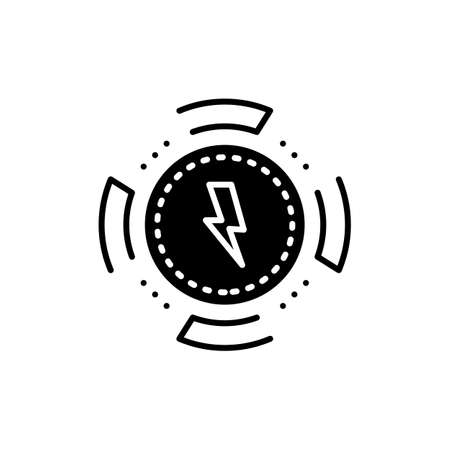 Renewable Energy icon in vector. Logotypeのイラスト素材