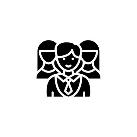 Team Leader icon in vector. Logotypeのイラスト素材