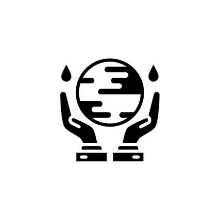 Environmental Protection icon in vector. Logotypeのイラスト素材