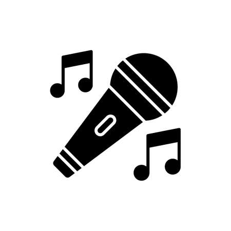 Sing a Song icon in vector. Logotypeのイラスト素材