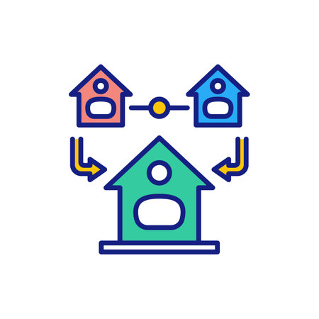Remote Connection icon in vector. Logotypeのイラスト素材
