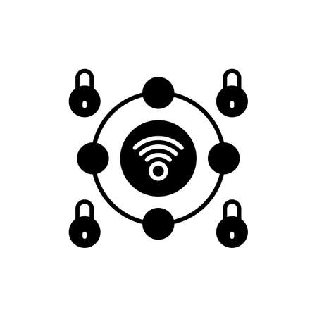 Commercial VPN icon in vector. Logotypeのイラスト素材