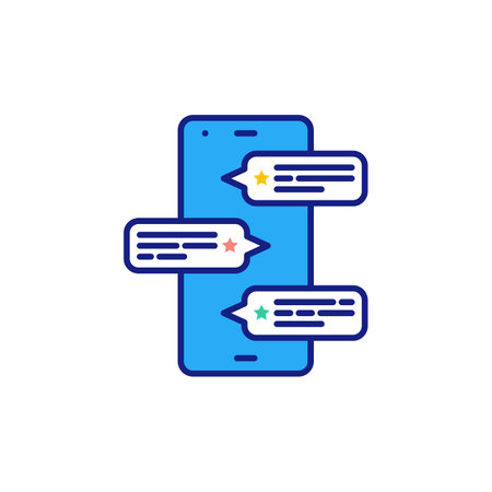 User Feedback icon in vector. Logotypeのイラスト素材