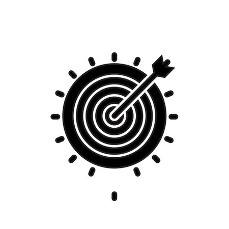 Targeting icon in vector. Logotypeのイラスト素材
