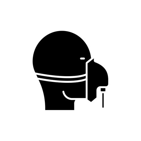 Do Inhalation icon in vector. Logotypeのイラスト素材