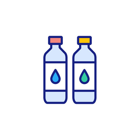 Stay Hydrated icon in vector. Logotypeのイラスト素材