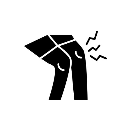 Pain in Joints icon in vector. Logotypeのイラスト素材