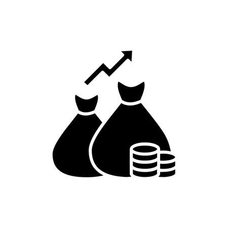 Investment Funds icon in vector. logotypeのイラスト素材