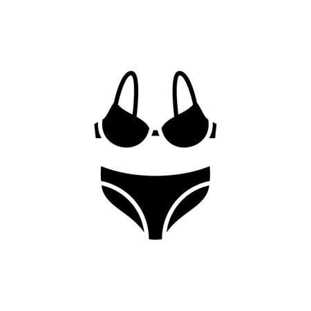 undergarments icon in vector. logotypeのイラスト素材