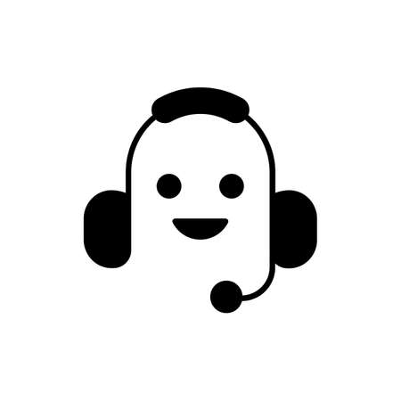 Online Help icon in vector. logotypeのイラスト素材