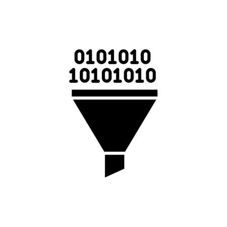 Data Filter icon in vector. logotypeのイラスト素材
