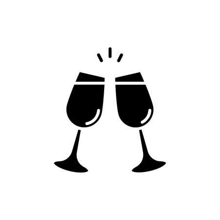 Success Celebration icon in vector. logotypeのイラスト素材