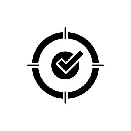 Target icon in vector. logotypeのイラスト素材