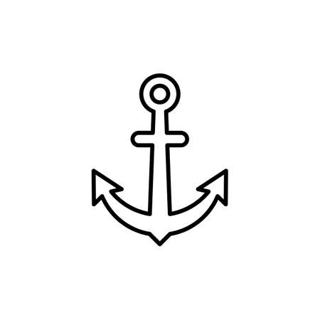 Anchor Text icon in vector. logotypeのイラスト素材