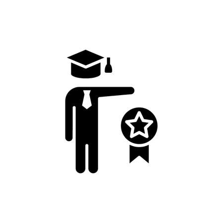 Qualification icon in vector. logotypeのイラスト素材