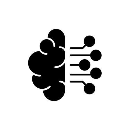AI icon in vector. logotypeのイラスト素材