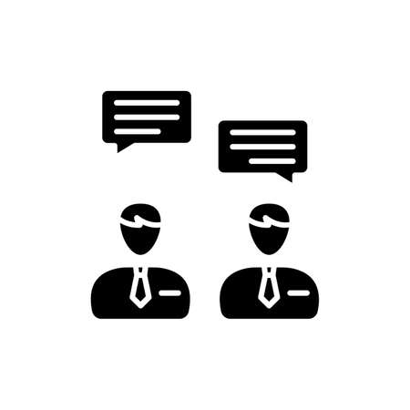 Business Talk icon in vector. logotypeのイラスト素材