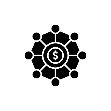 SEO Investment icon in vector. logotypeのイラスト素材