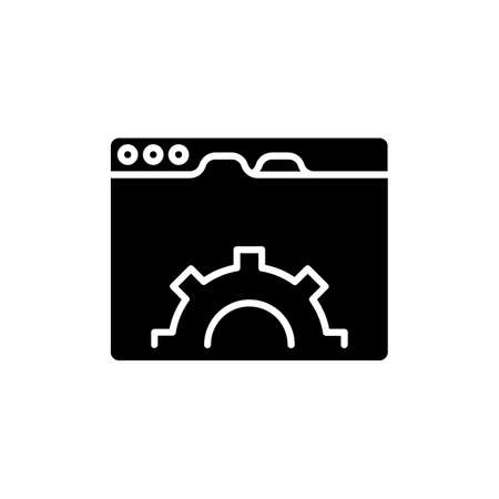 Web Development icon in vector. logotypeのイラスト素材