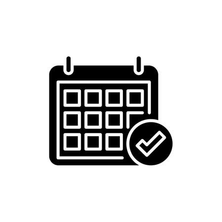 Event Plan icon in vector. logotypeのイラスト素材