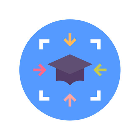 Learner Center icon in vector. Logotypeのイラスト素材