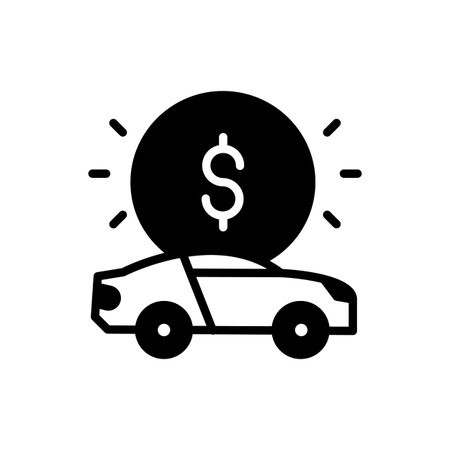 Auto Finance icon in vector. Logotypeのイラスト素材