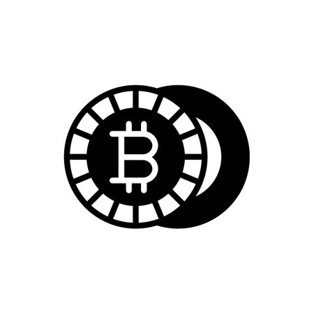 Crypt Currency icon in vector. Logotypeのイラスト素材