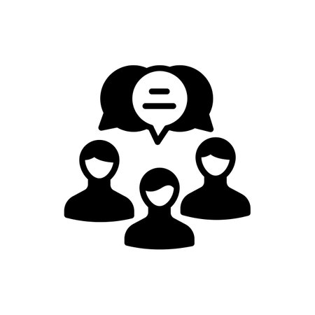 Social Group  icon in vector. Logotypeのイラスト素材