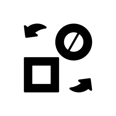 Inversion icon in vector. Logotypeのイラスト素材