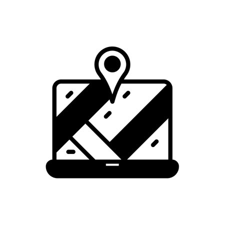 Navigation icon in vector. Logotypeのイラスト素材