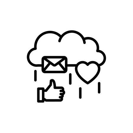 Social Media Marketing  icon in vector. Logotypeのイラスト素材