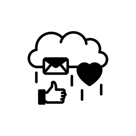 Social Media Marketing  icon in vector. Logotypeのイラスト素材