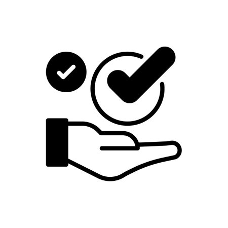 Check Mark icon in vector. Logotypeのイラスト素材