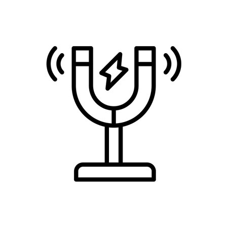 Physics icon in vector. Logotypeのイラスト素材