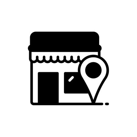 Place Destination  icon in vector. Logotypeのイラスト素材