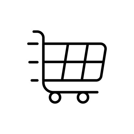 Shopping Cart icon in vector. Logotypeのイラスト素材