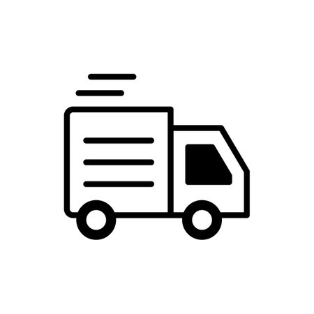 Transportation  icon in vector. Logotypeのイラスト素材